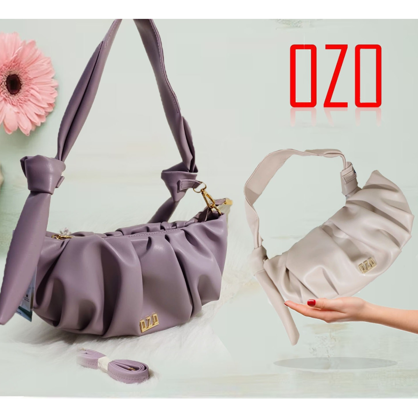 OZO womens trendy 2 in 1 sling bag