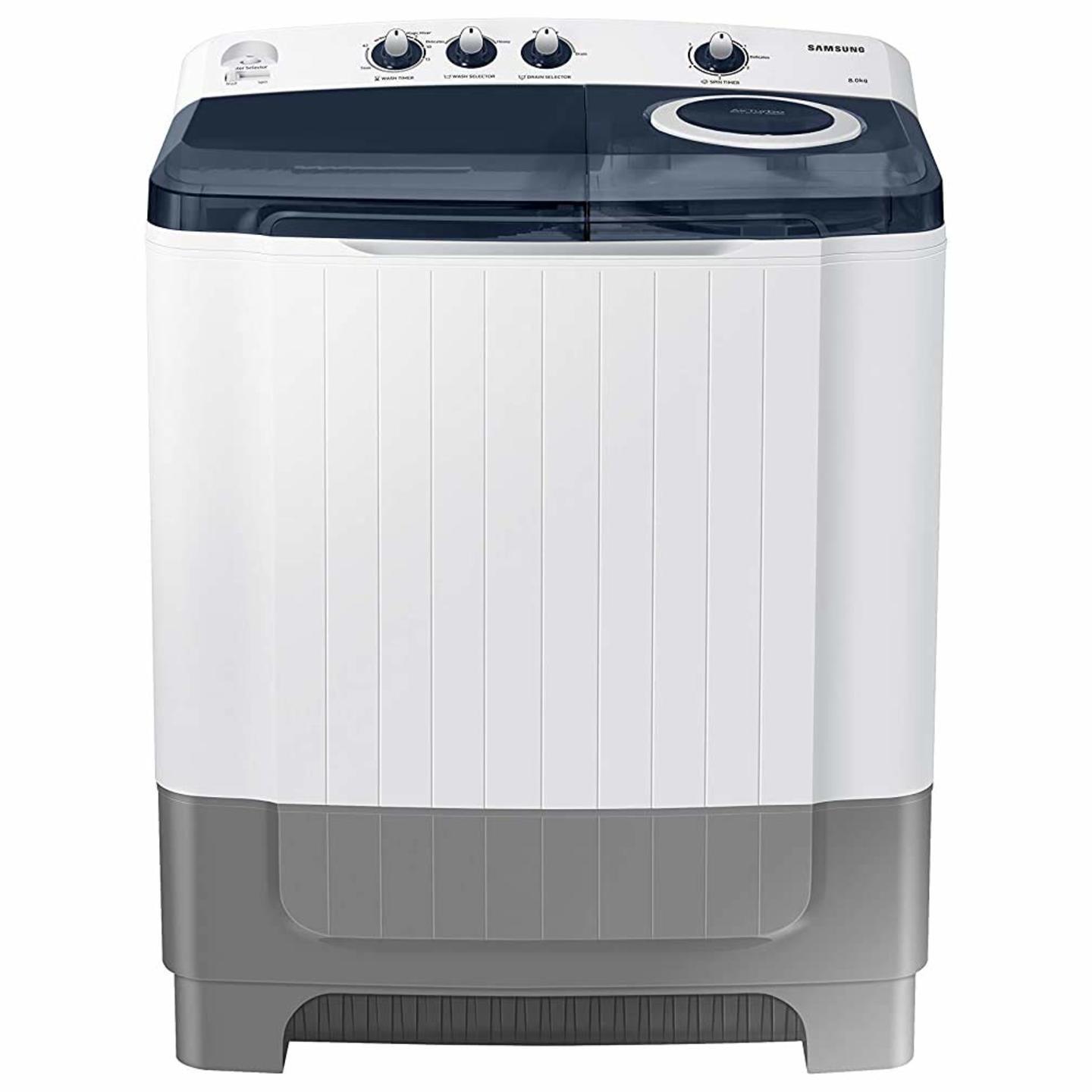 SAMSUNG SEMI-AUTOMATIC WASHING MACHINE WT80R4200LGTL