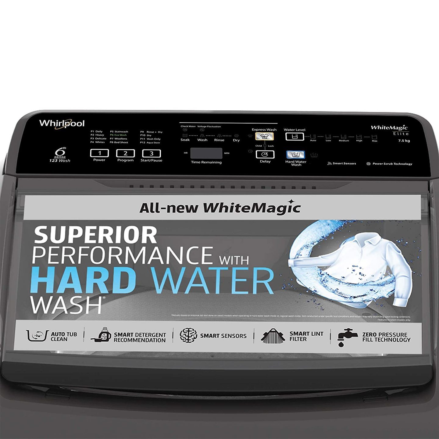 WHIRLPOOL FULLY-AUTOMATIC WASHING MACHINE ELITE 7.5 KG