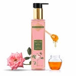 The Paradise Trees Herbal Gold Rose & Honey face cleanser Low foaming SLS free face cleanser for Oily skin