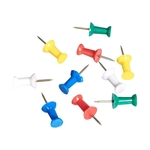 RQuick Push Pins, Steel Point, 100-Count, Assorted Colours