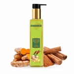 The Paradise Trees Herbal Turmeric & Sandalwood Face cleanser Low foaming SLS free for delicate skin