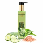 The Paradise Trees Herbal Cucumber Aloe Vera & Pink Himalayan Salt Face cleanser Low foaming SLS free face cleanser for dry skin