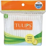 Tulips Cotton Buds 100 Sticks 1 pack