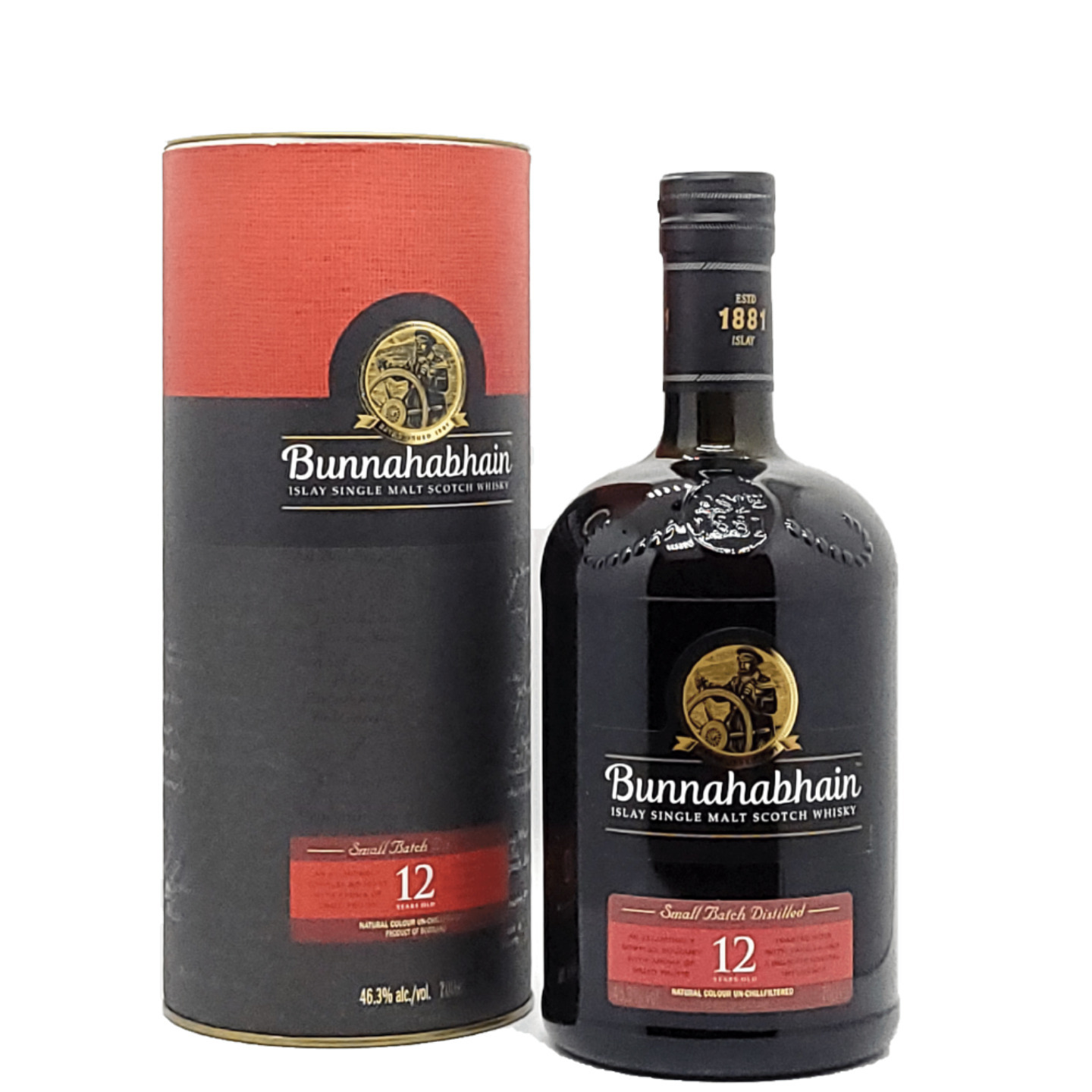 Bunnahabhain 12 Year Old Islay Single Malt Whisky 700ml 46.3