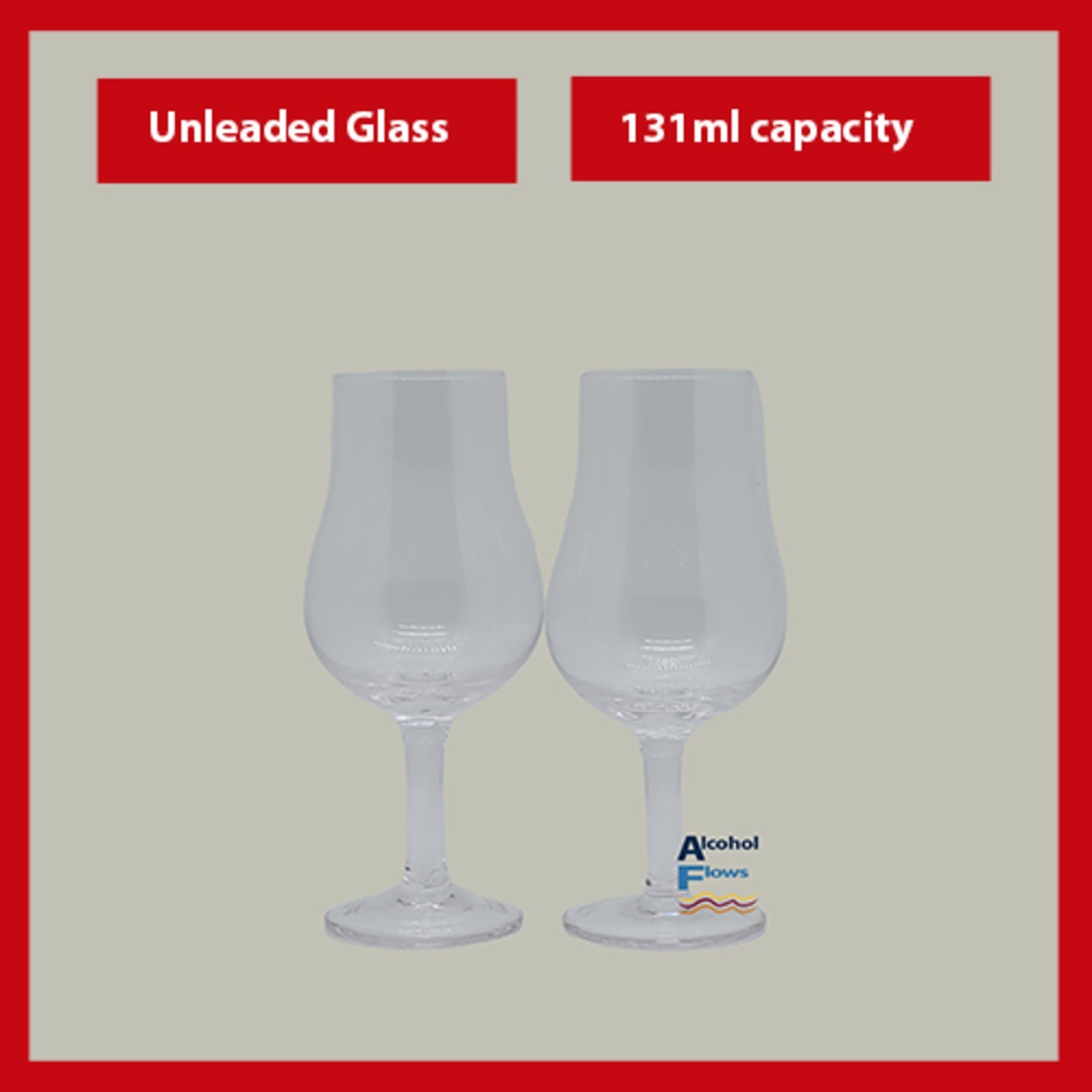 Unleaded Whisky Nosing Glass with stem 131ml - Hand Blown