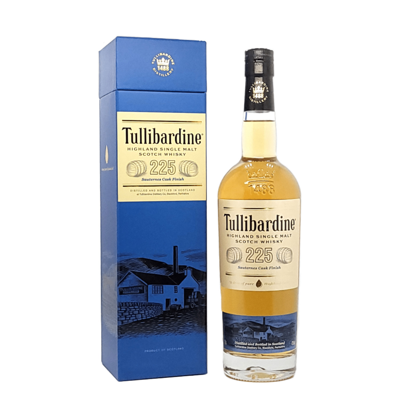 Tullibardine 225 Sauternes Cask Finish Highland Single Malt Whisky 700ml 46