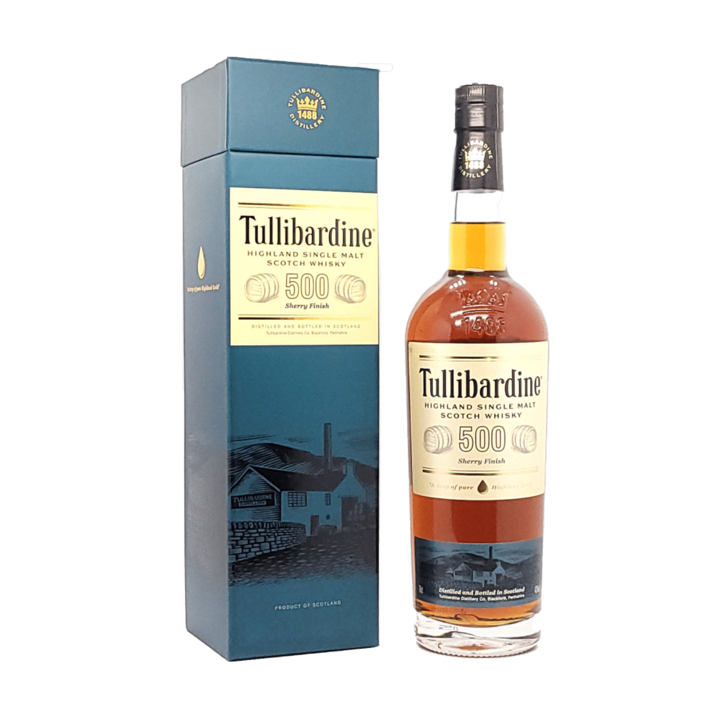 Tullibardine 500 Sherry Cask Finish Highland Single Malt Whisky 700ml 46