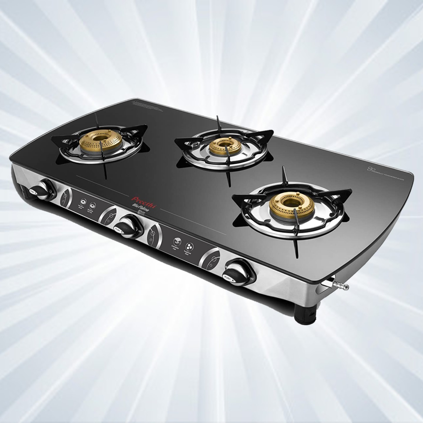 PREETHI GAS STOVE GTS 117 BLUE FLAME BLAZE 3B