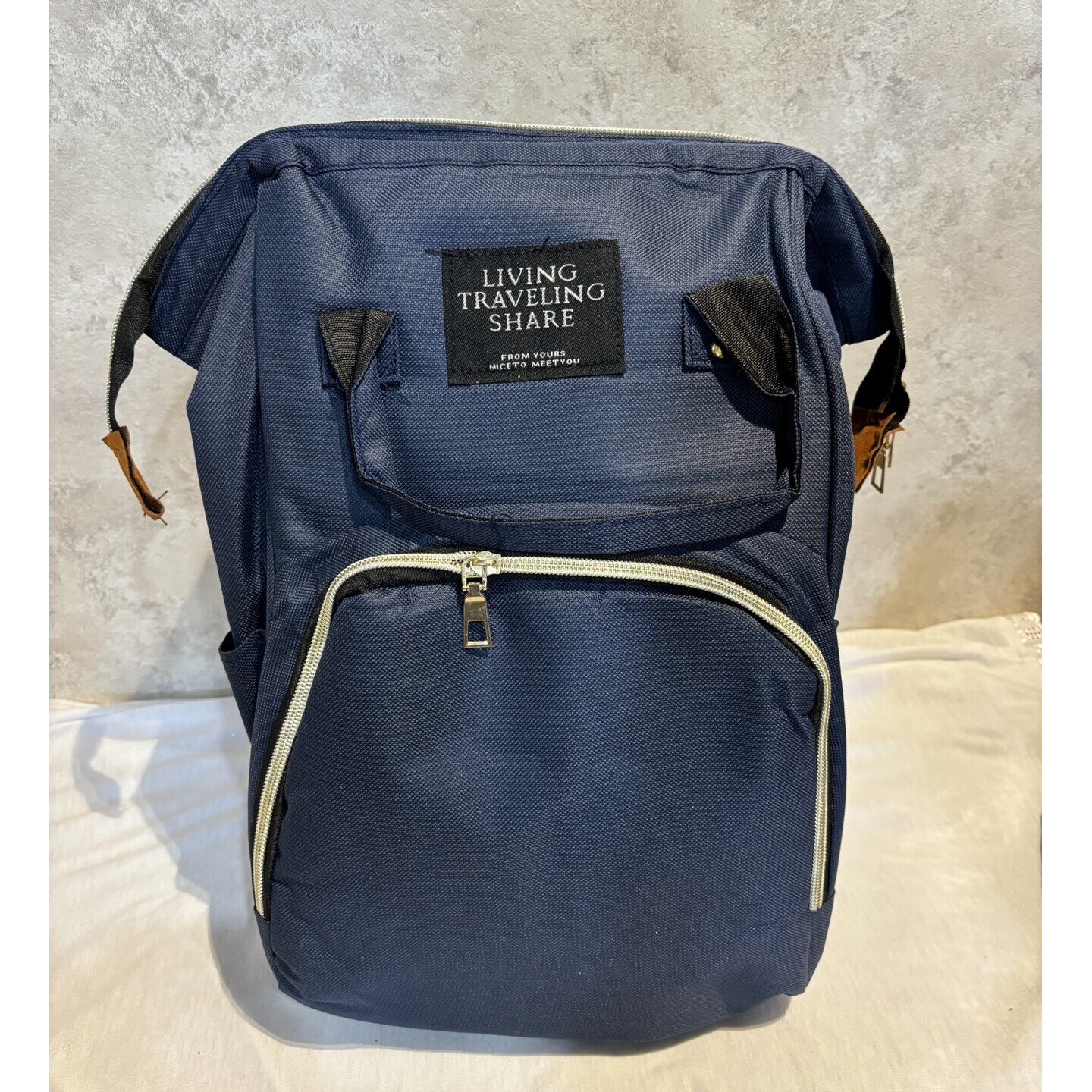 Blue Backpack for Ladies  Teenagers  College Backpack
