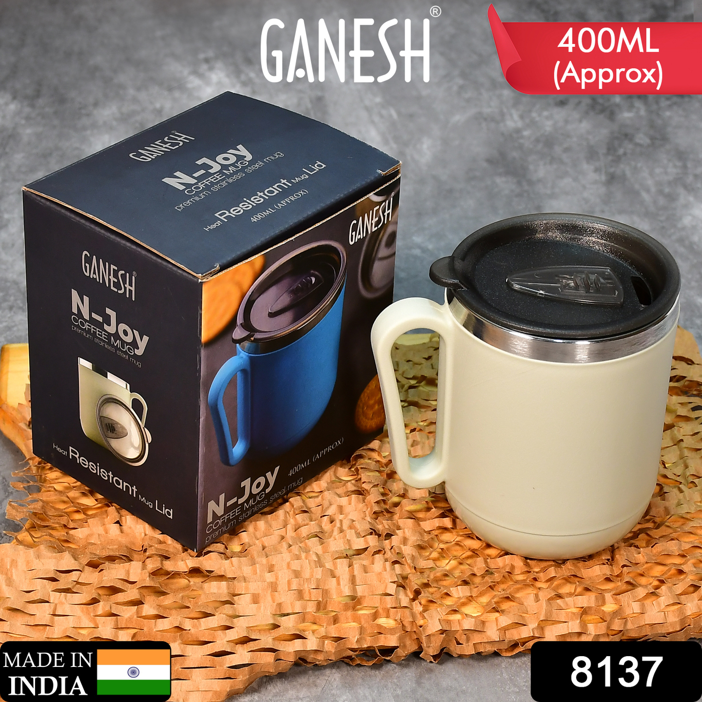 Ganesh Premium Stainless steel Coffee Mug 