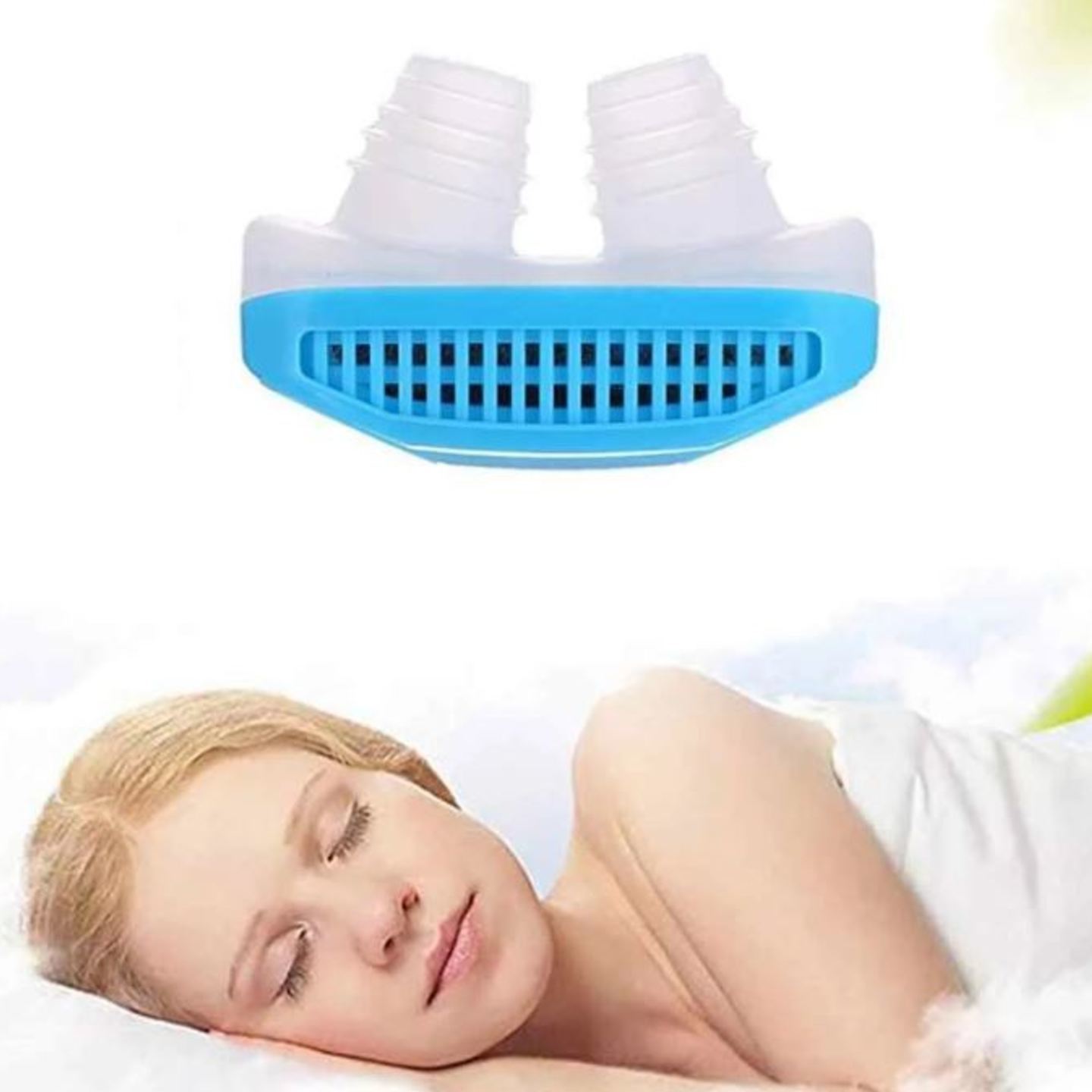 2 in 1 Anti Snoring and Air Purifier Nose Clip for Prevent Snoring and Comfortable Sleep