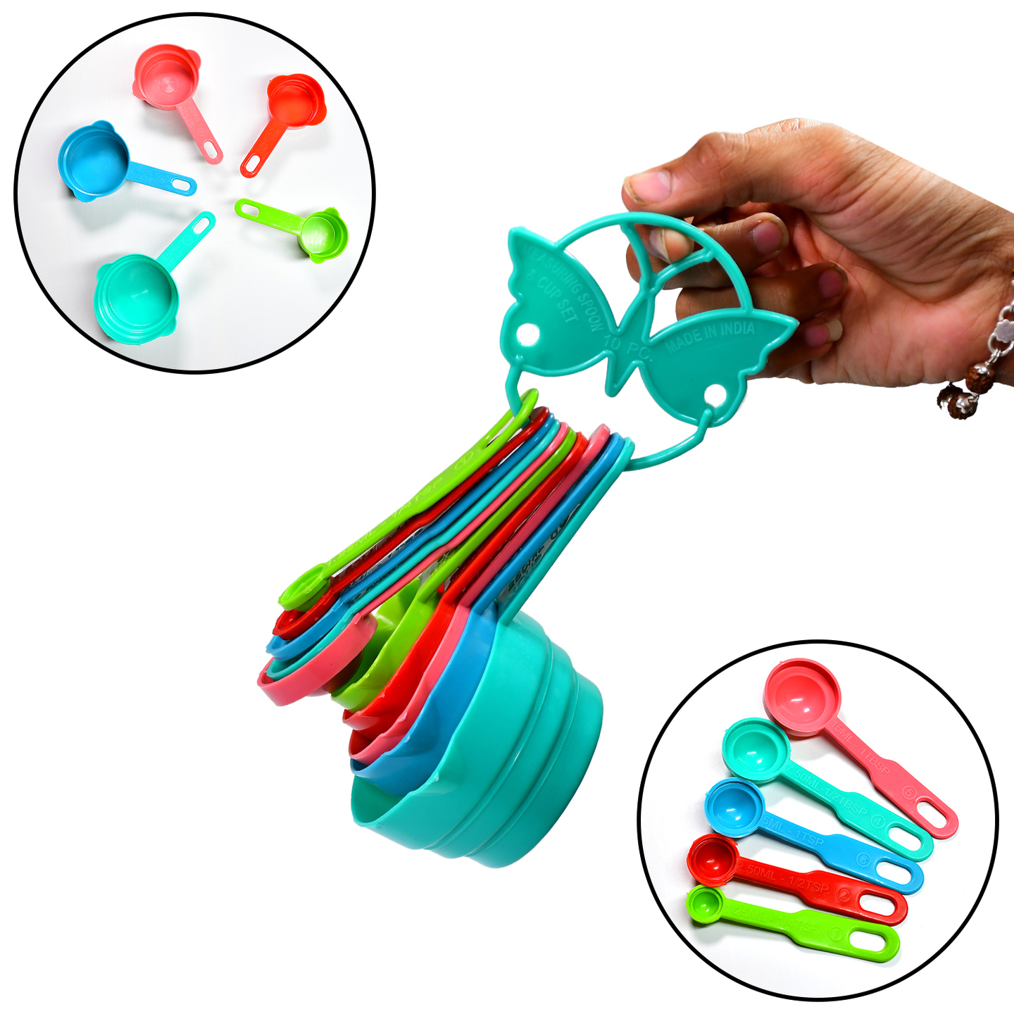 10 Pcs Plastic Measuring Spoon