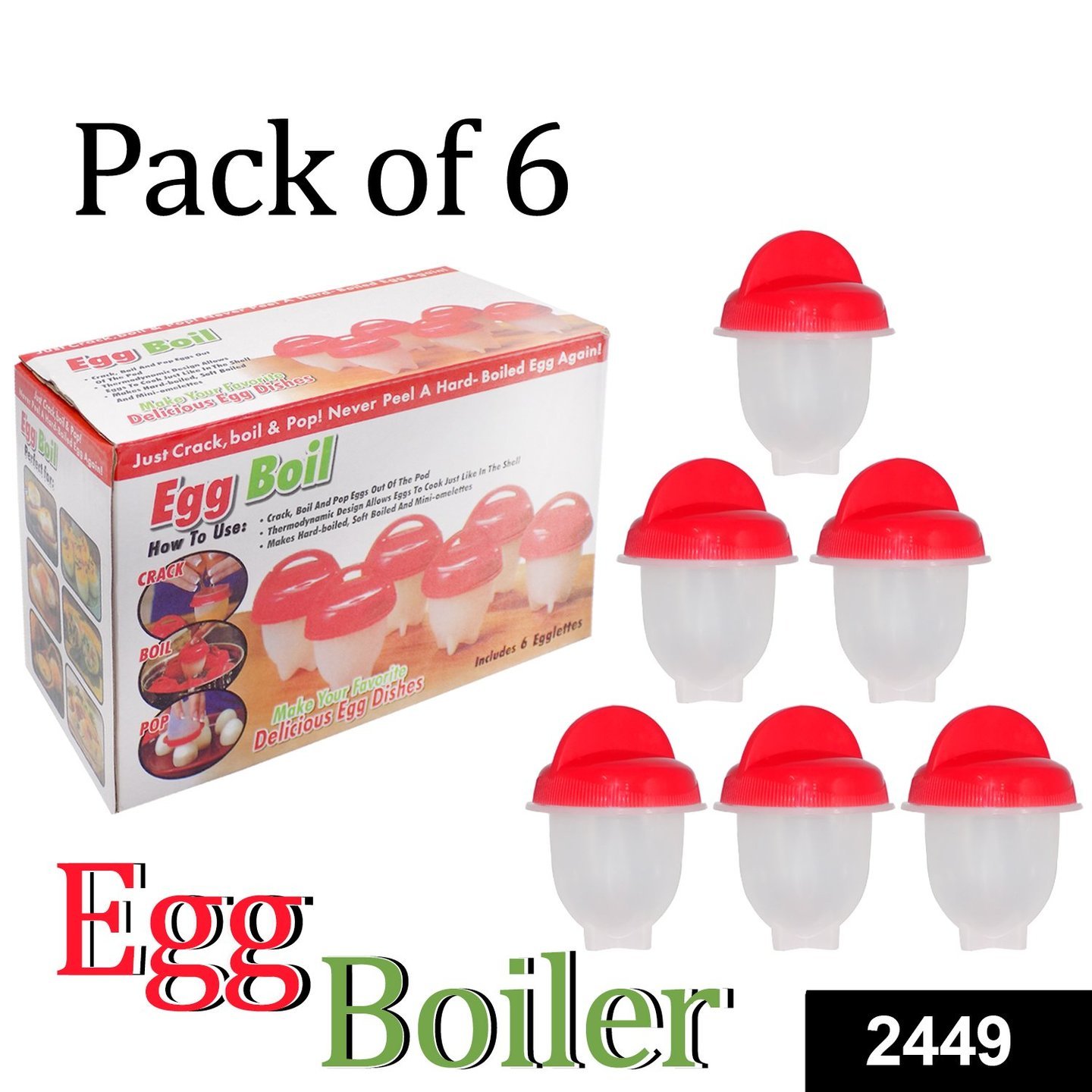 Nonstick Eggs Boiler Cookers Without Egg Shell