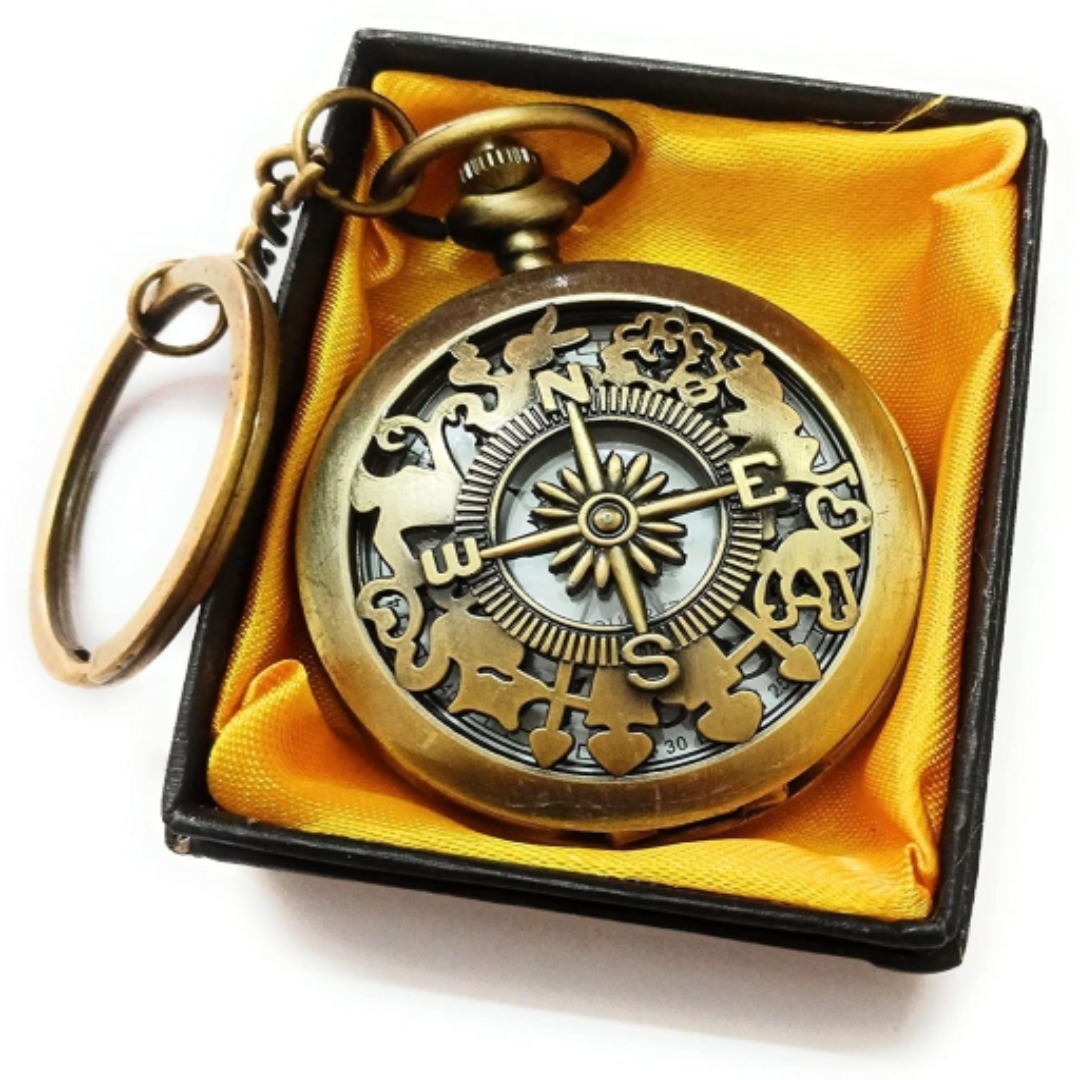 Antique Vintage Gandhi Watch Key ring