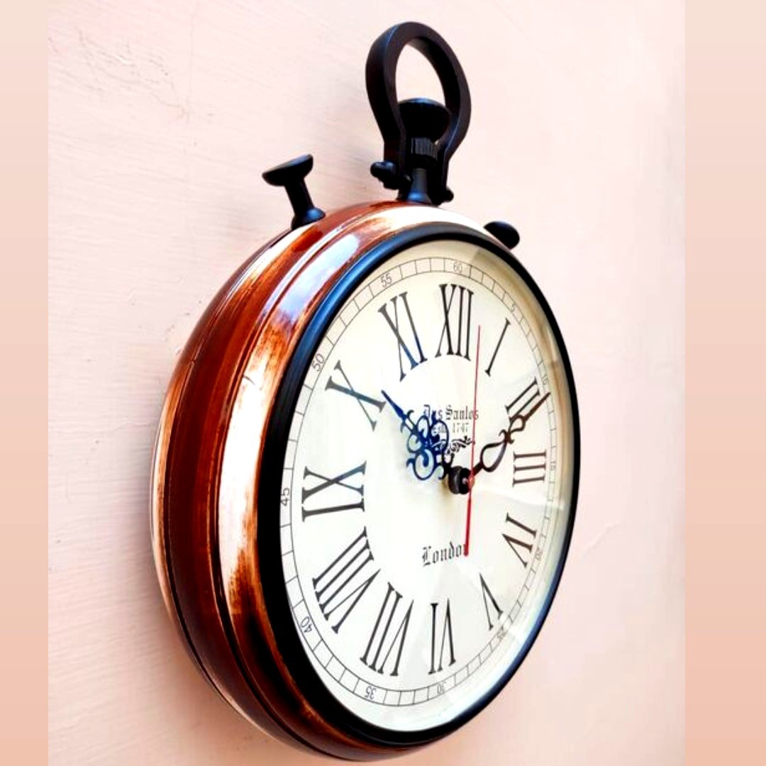 eBotts Antique Wooden Clock
