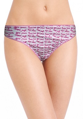 Super Hie Girl Printed Cotton Thong