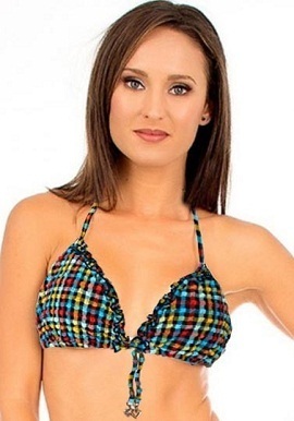 Multi Check Print Bra