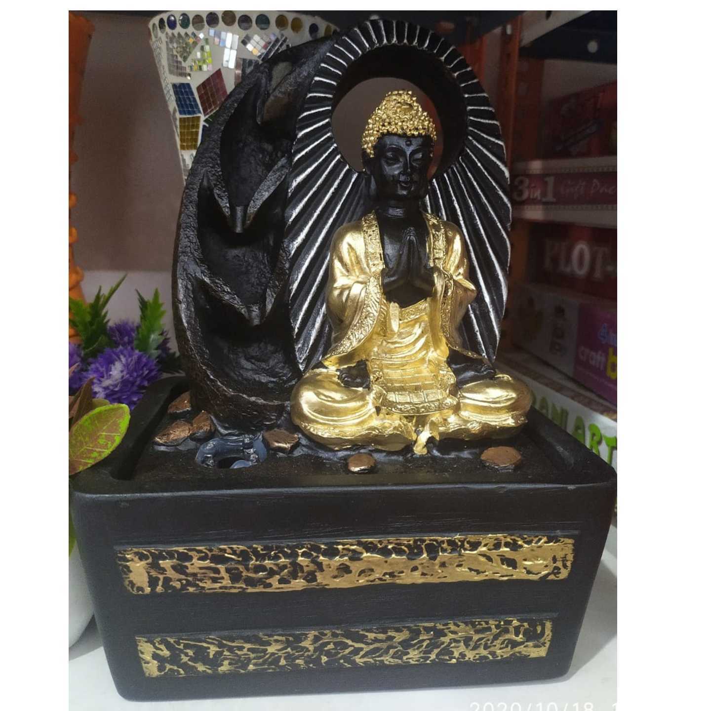 Buddha fountain - 12 inch