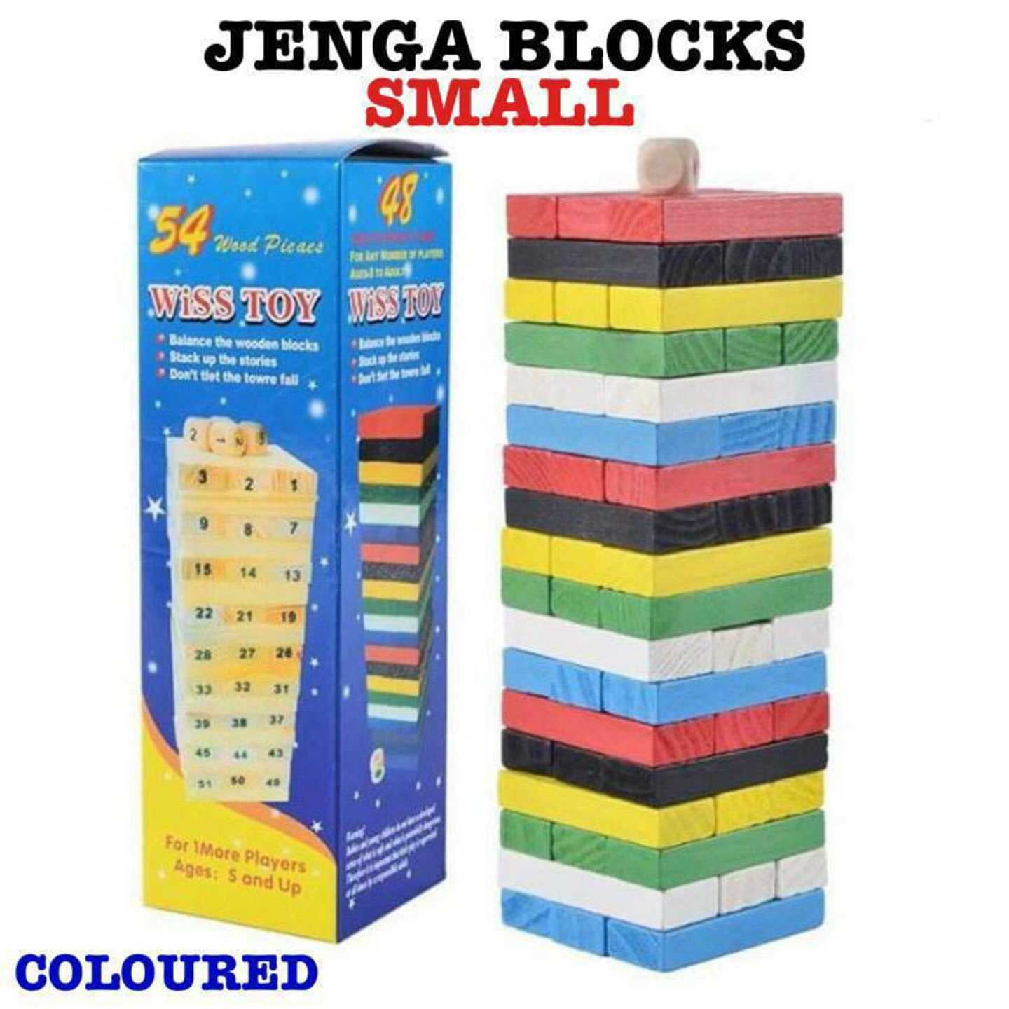 Jenga Blocks Small Wooden