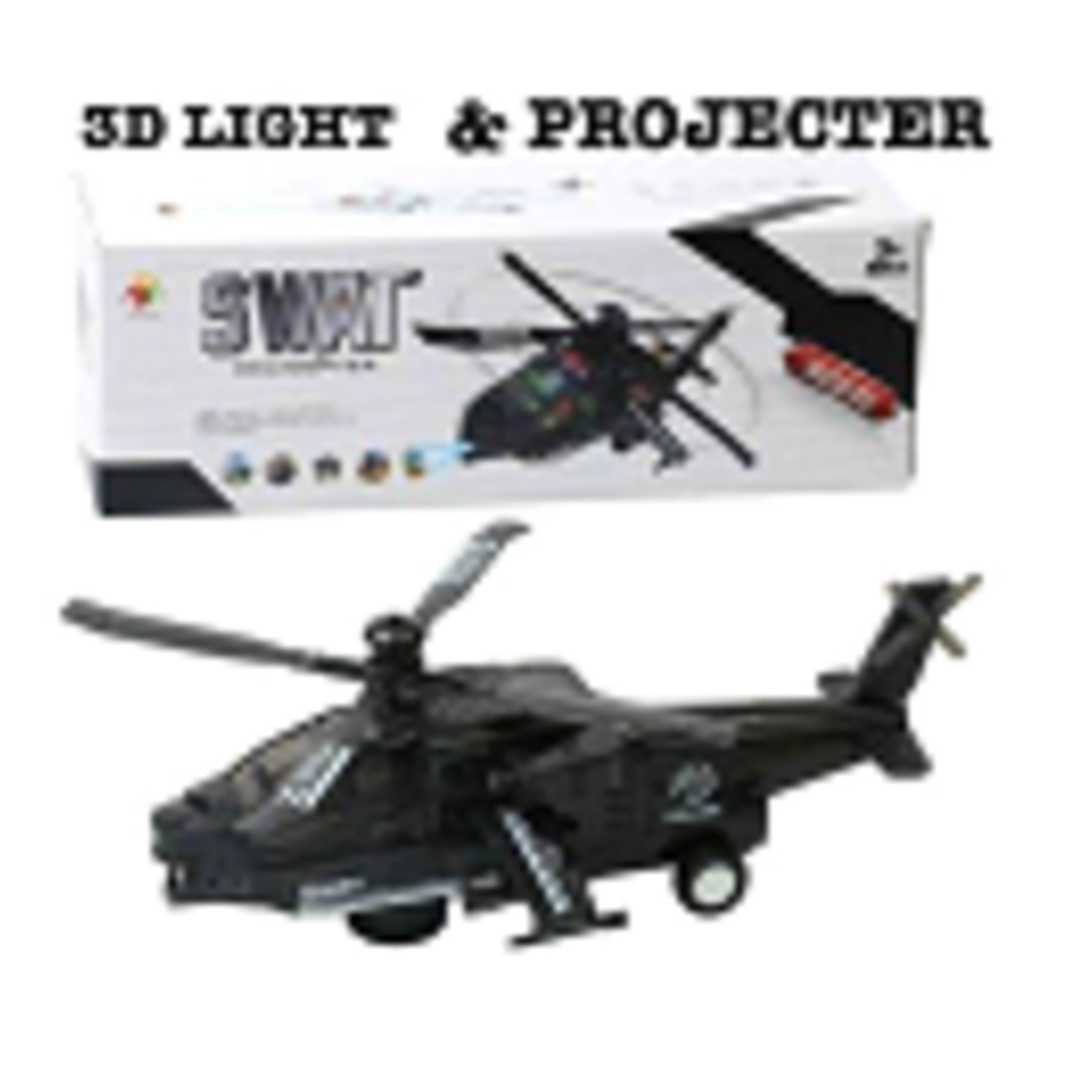 SWAT HELICOPTER PLAY SET