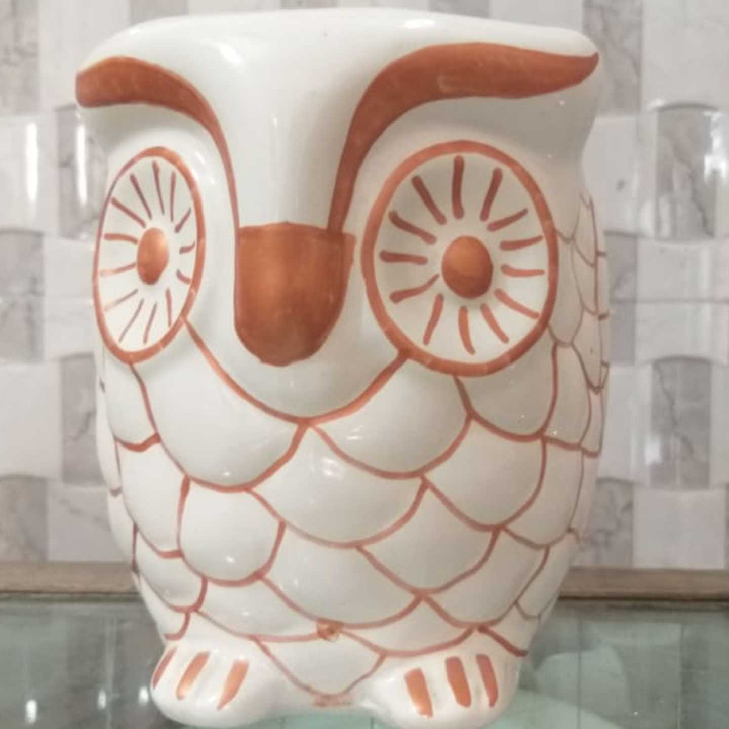 Owl Planter Ceramic From Khurja