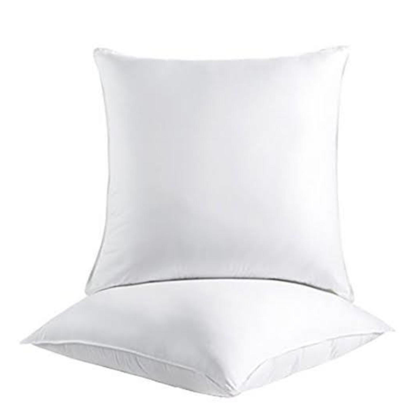 White Cushion Set - 12 X 12 Inches