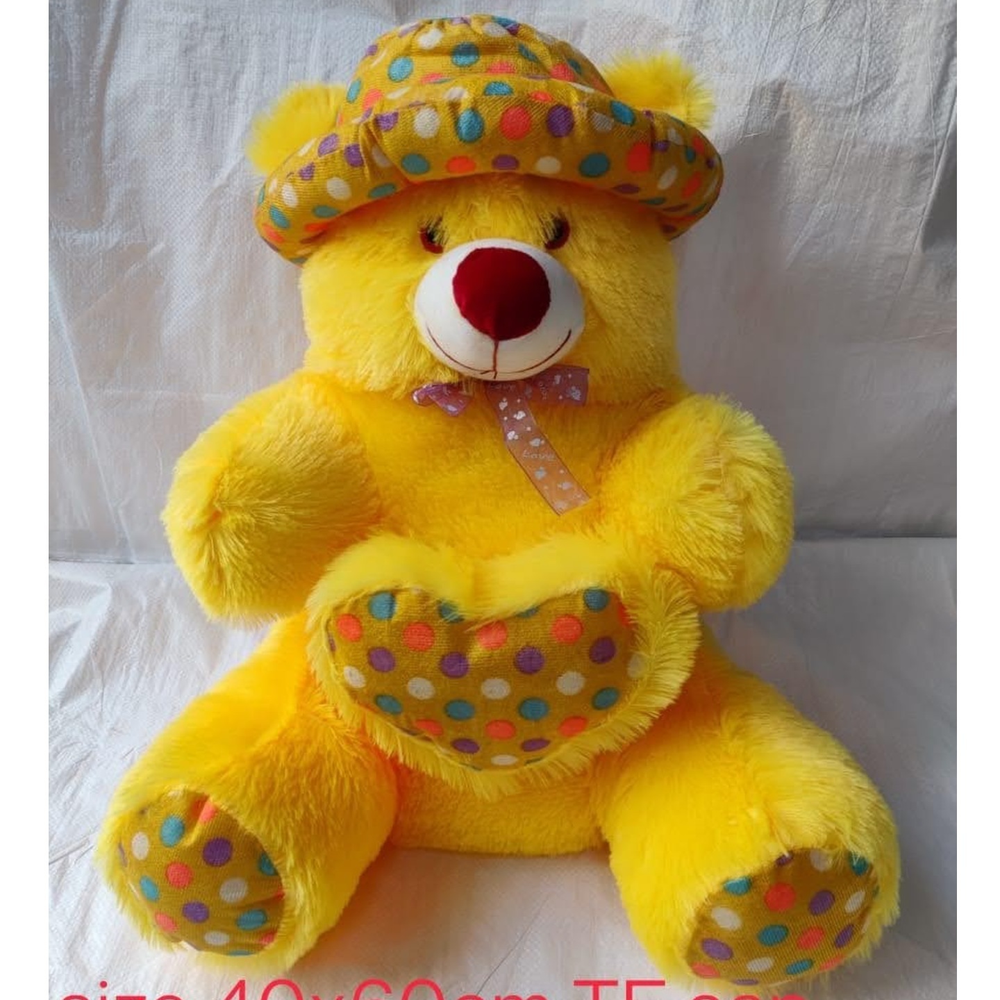 Teddy Bear Soft Toy Yellow