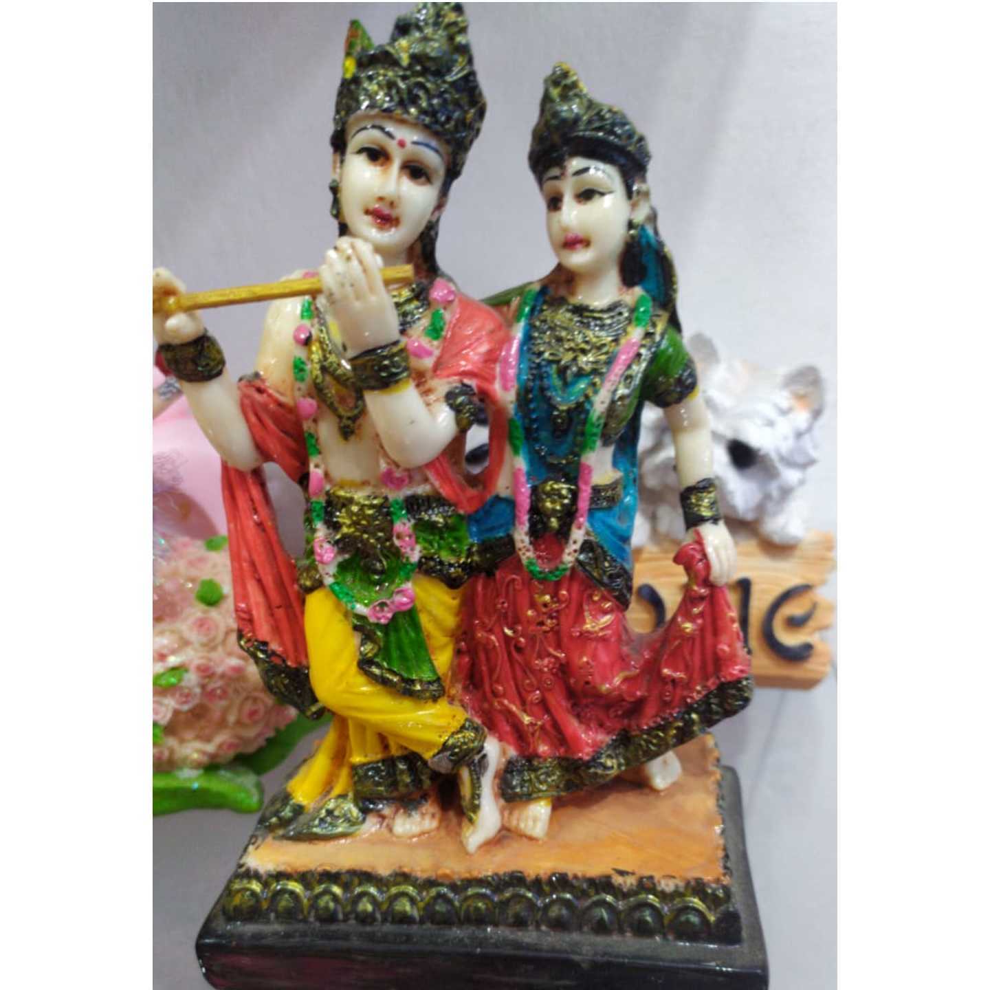 Radha Krishna God Statue - Washable