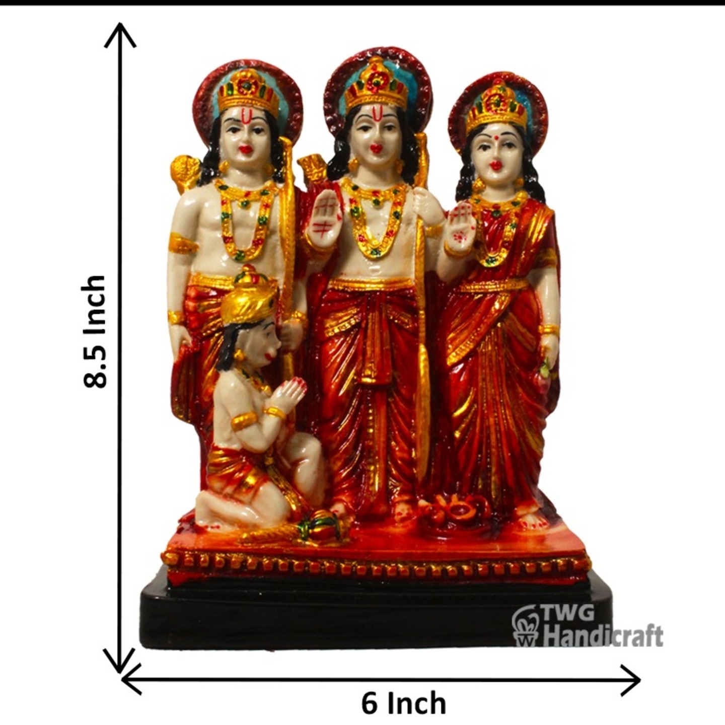 Idol Ram Sita Darbar 8.5 X 6cm