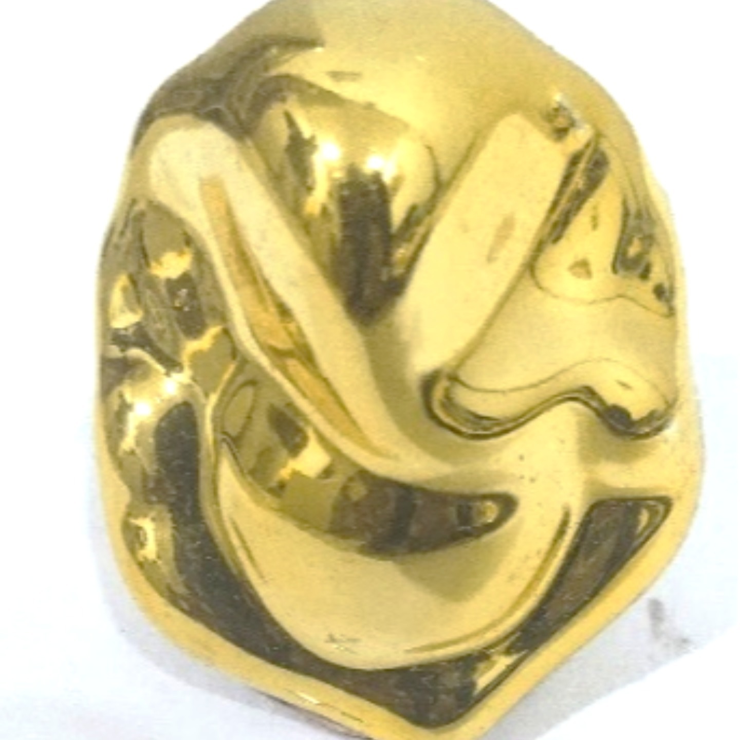 Ceramic Golden Ganesh Ji