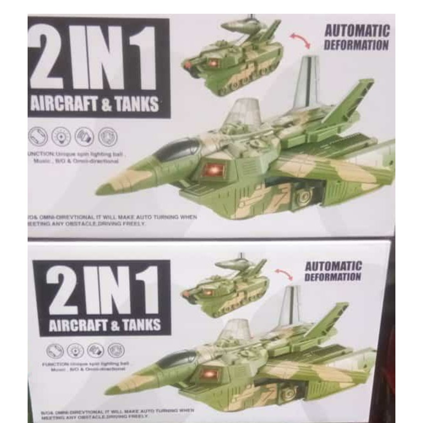 2 IN 1 Aircraft & Tanks