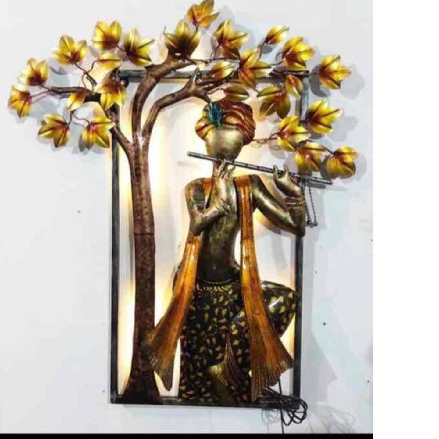 Metal Krishna Tree