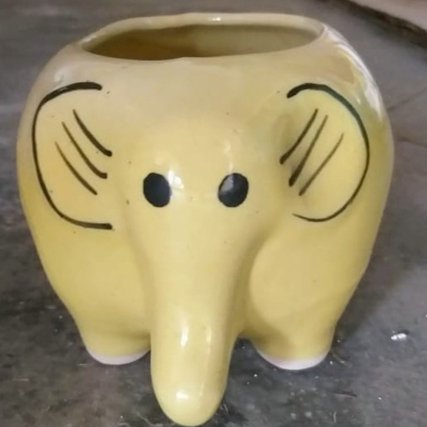 Elephant Planter Approx 10 Inch