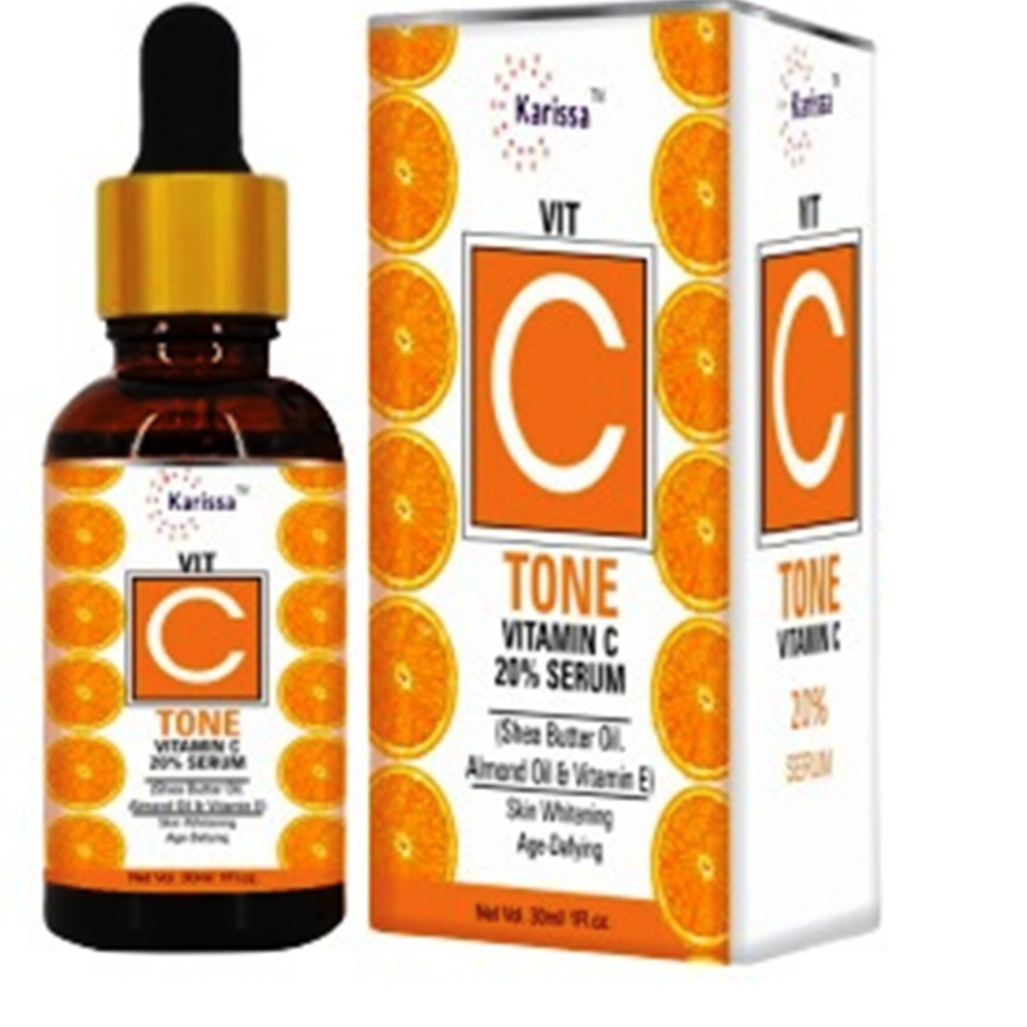 Karissa Vit C Tone - Vitamin C 20% with Hyaluronic acid serum 30ml