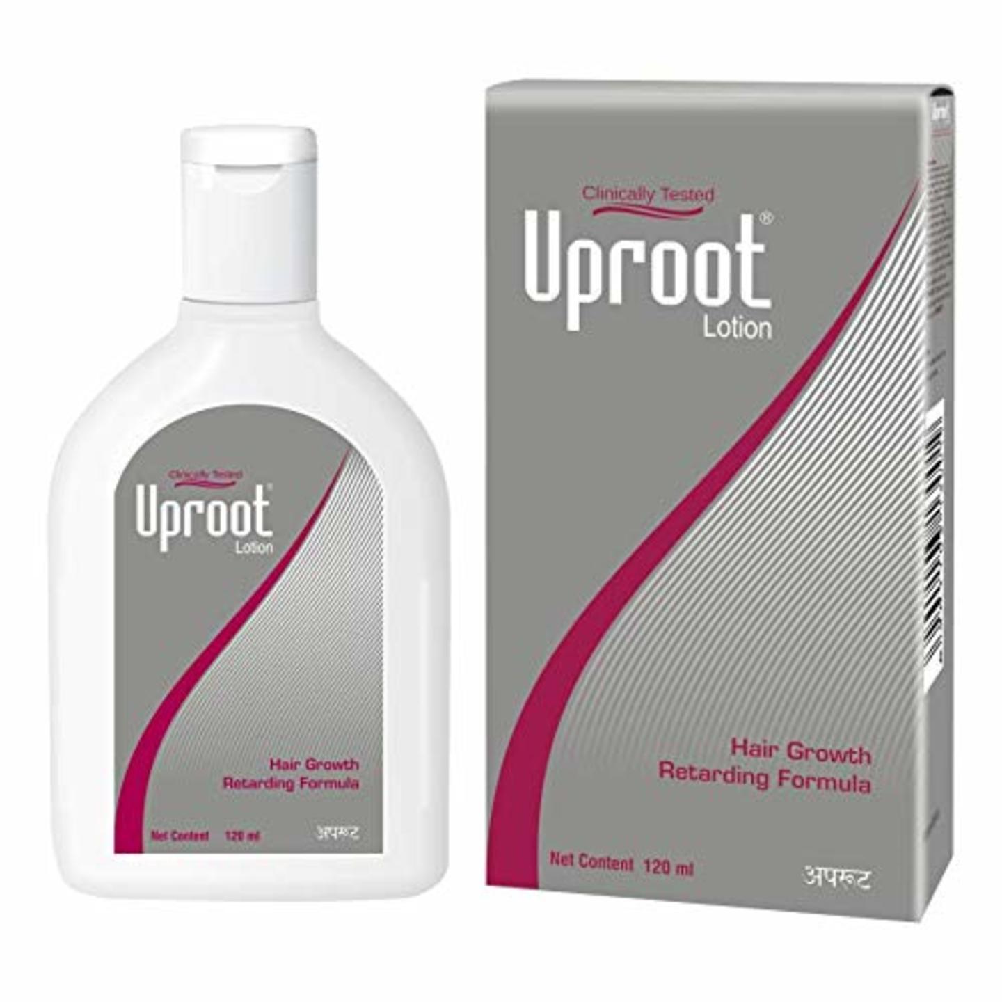 Uproot Lotion Hair Growth Retarding Formula | Reduces Unwanted Hair Growth - 120 ml