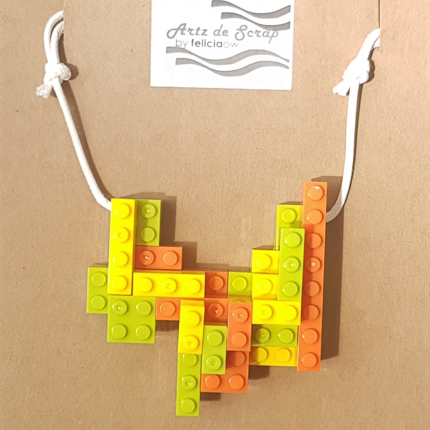 Coloured Bricks - Summer Chunky Necklace