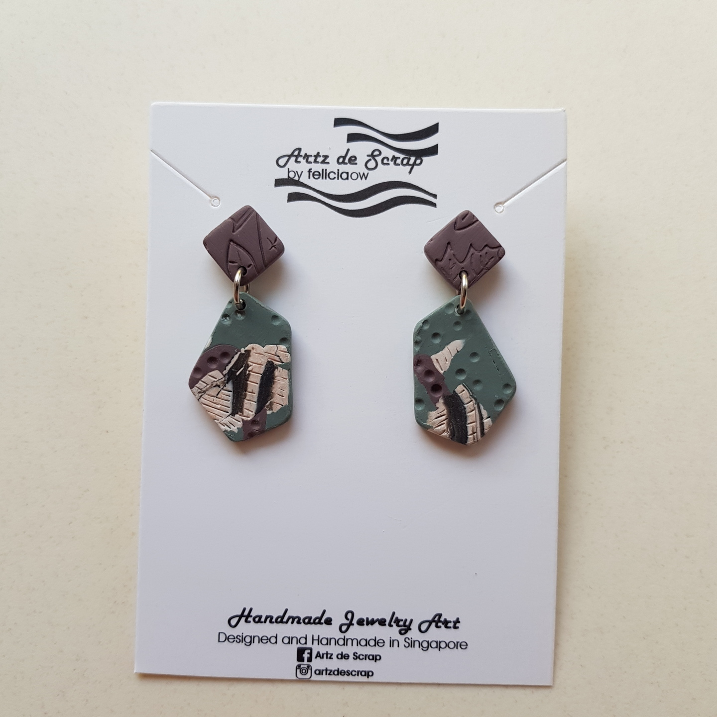 Camouflage - Gem Earrings - 2