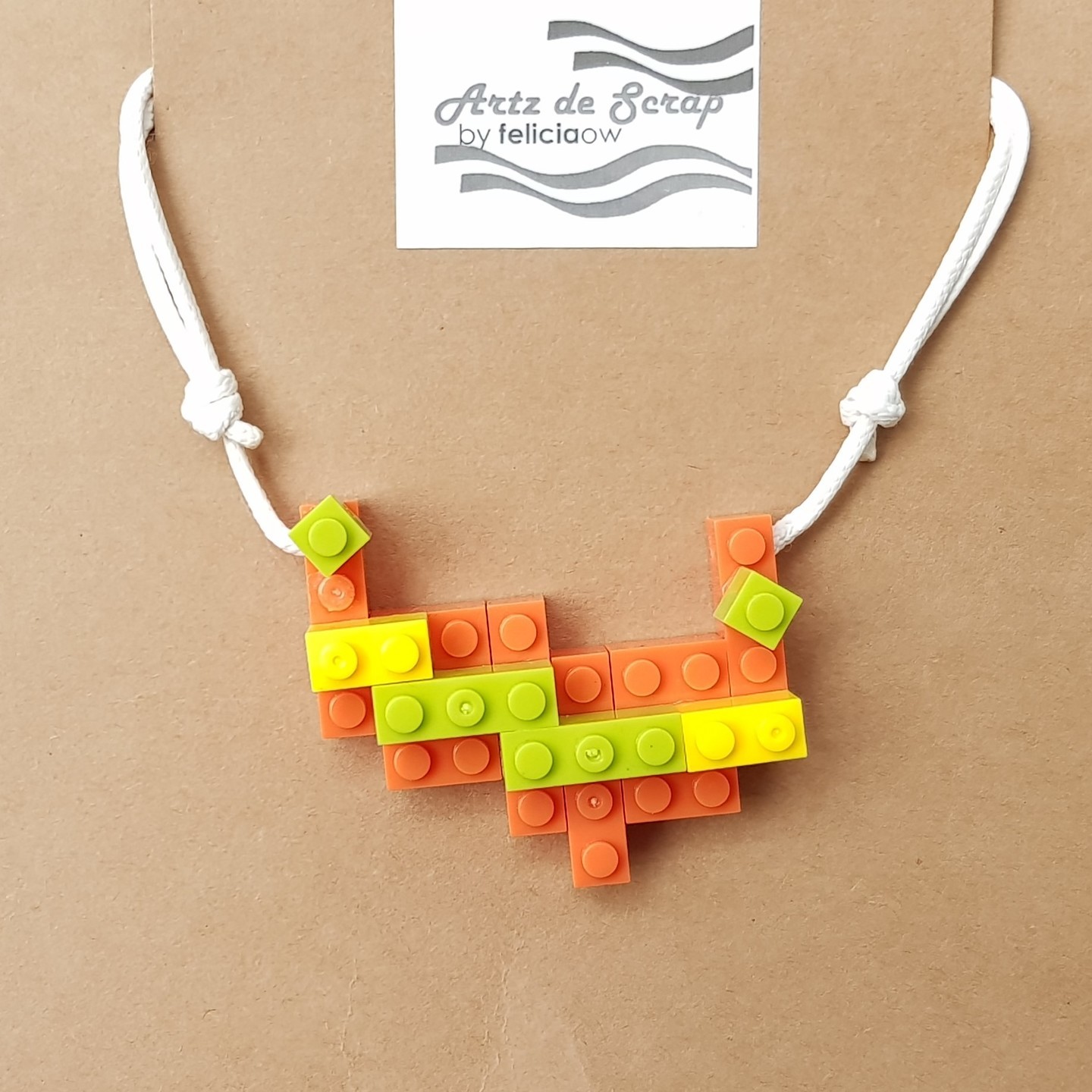 Coloured Bricks - Summer Necklace