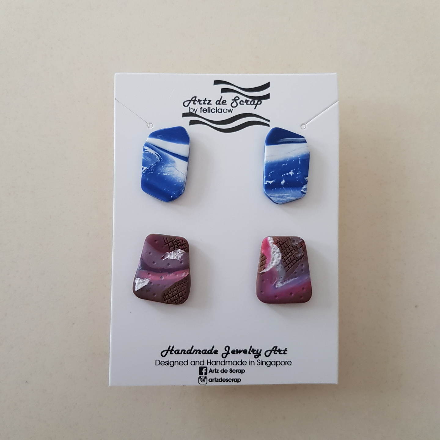 Colour Pop Terrain - Studs 2 pairs - 2