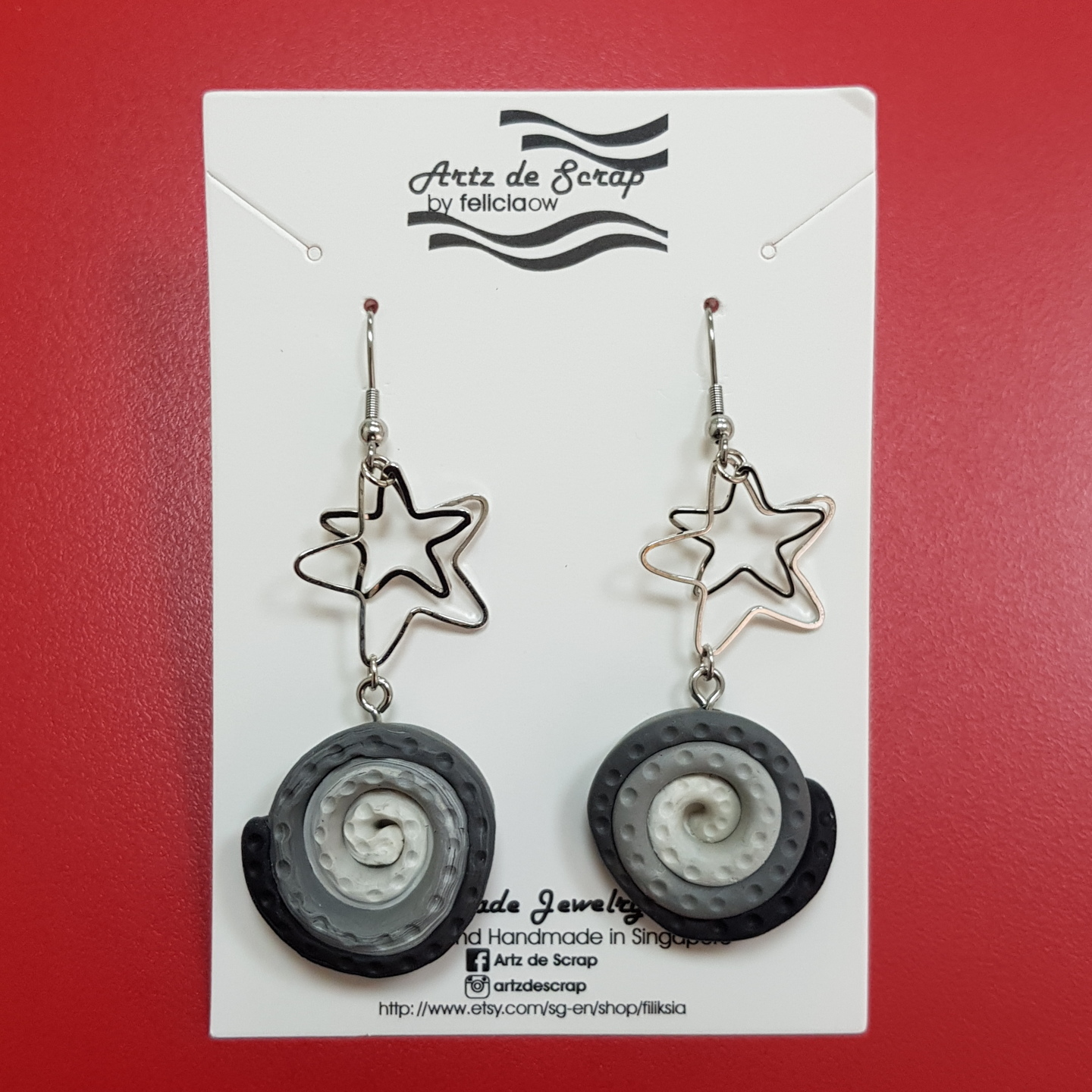 Starlet Swirls Earrings