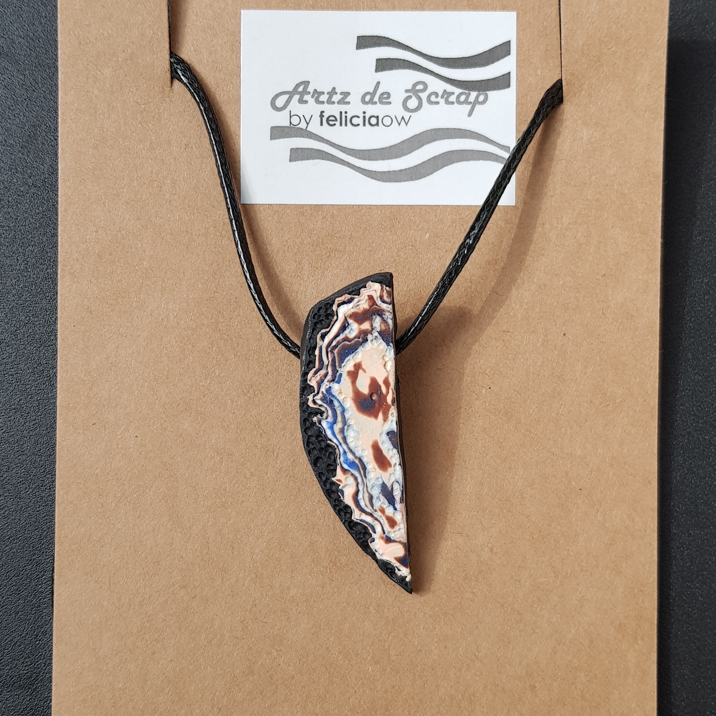 Textured Terrain - Pointed Necklace