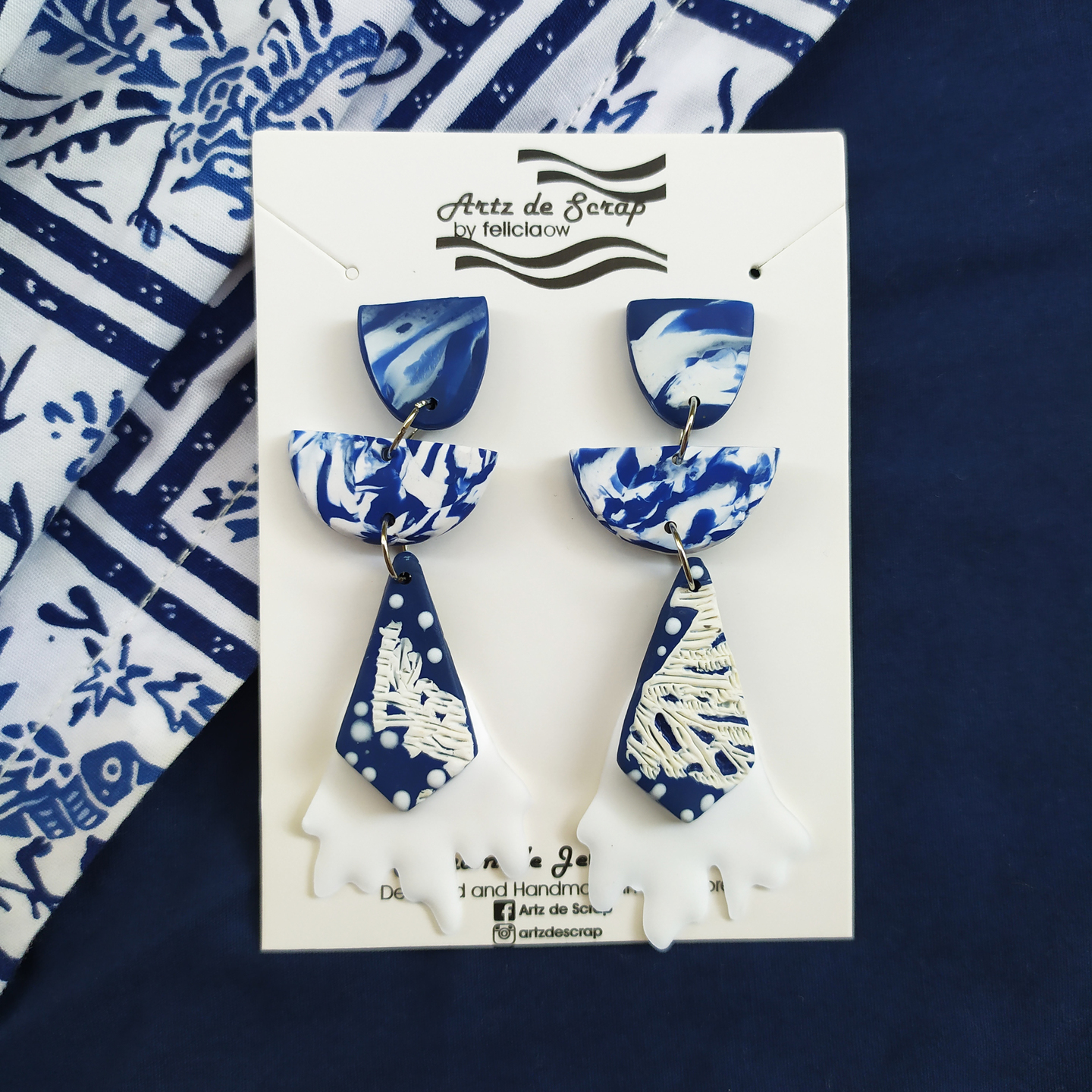 Blueprint - Drippy Dangle Earrings