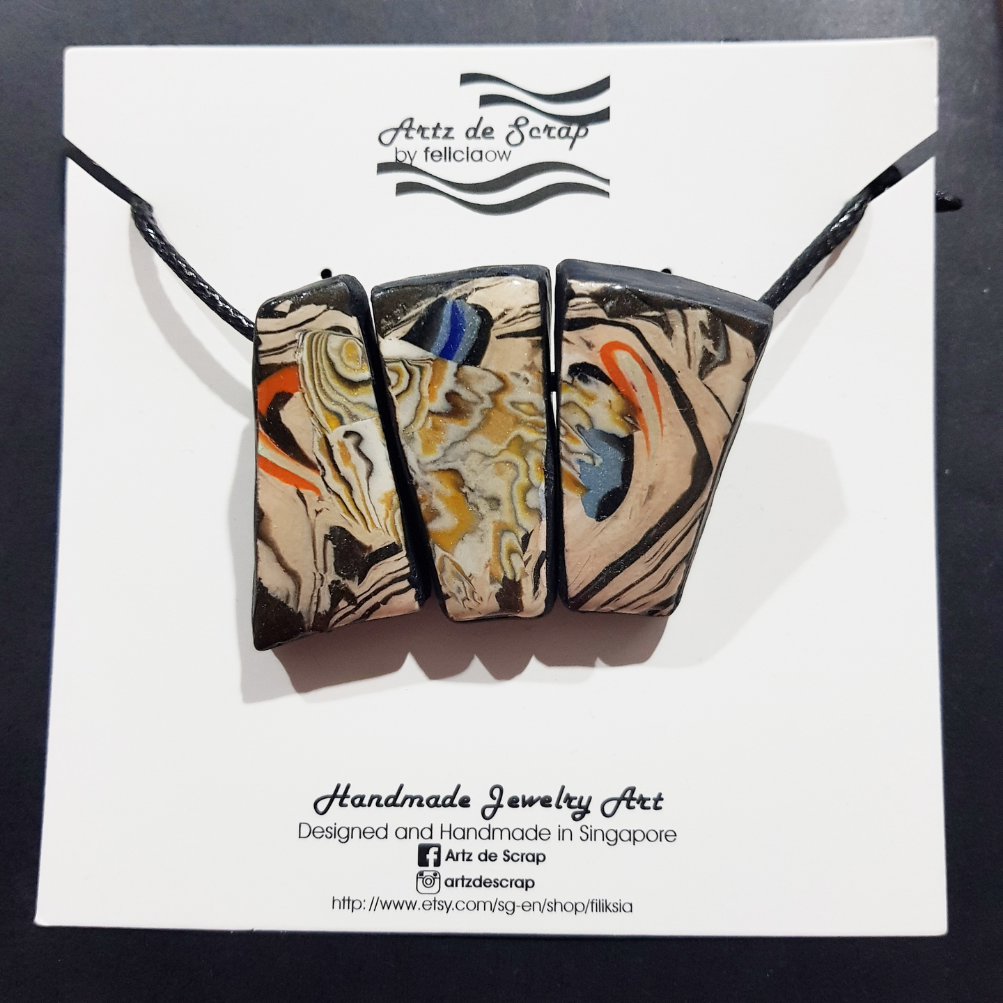 Sandy Swirls Necklace