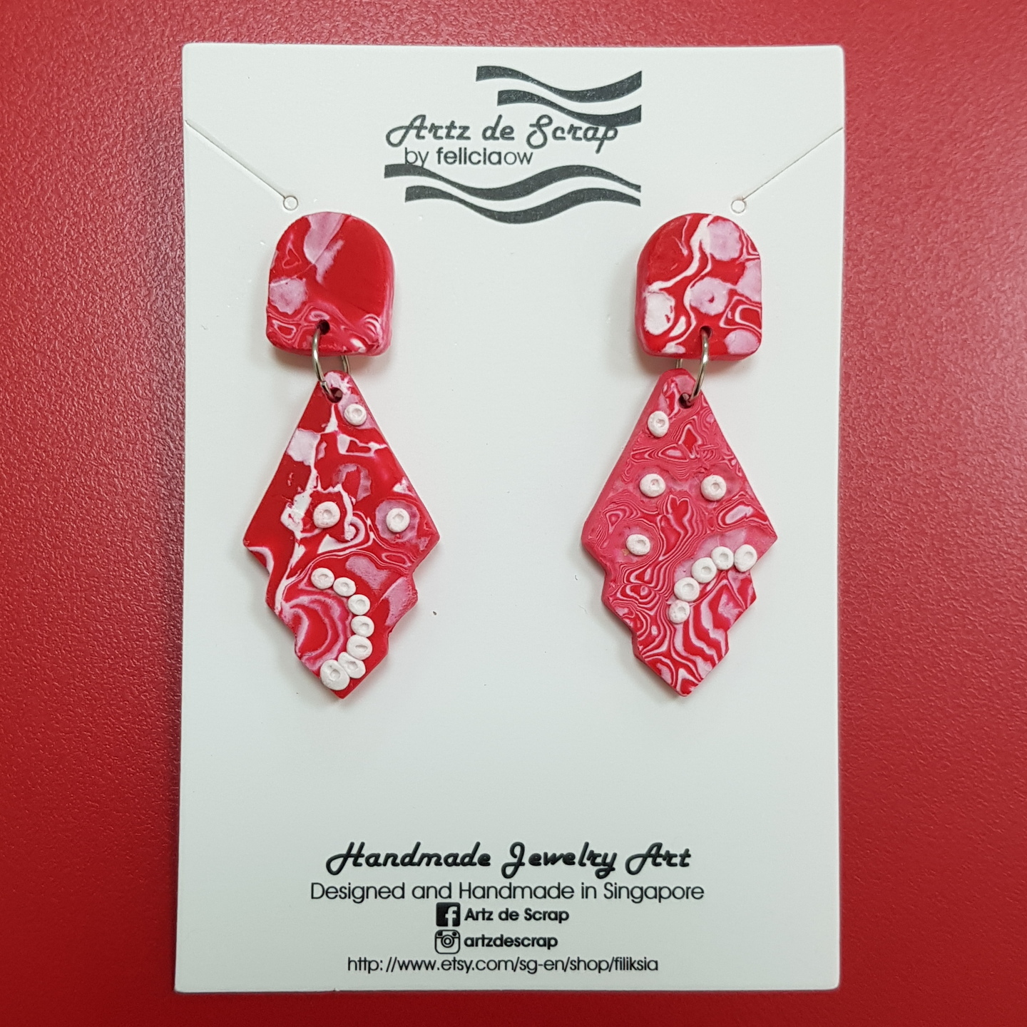 Cherry Pop Deco Drop Earrings