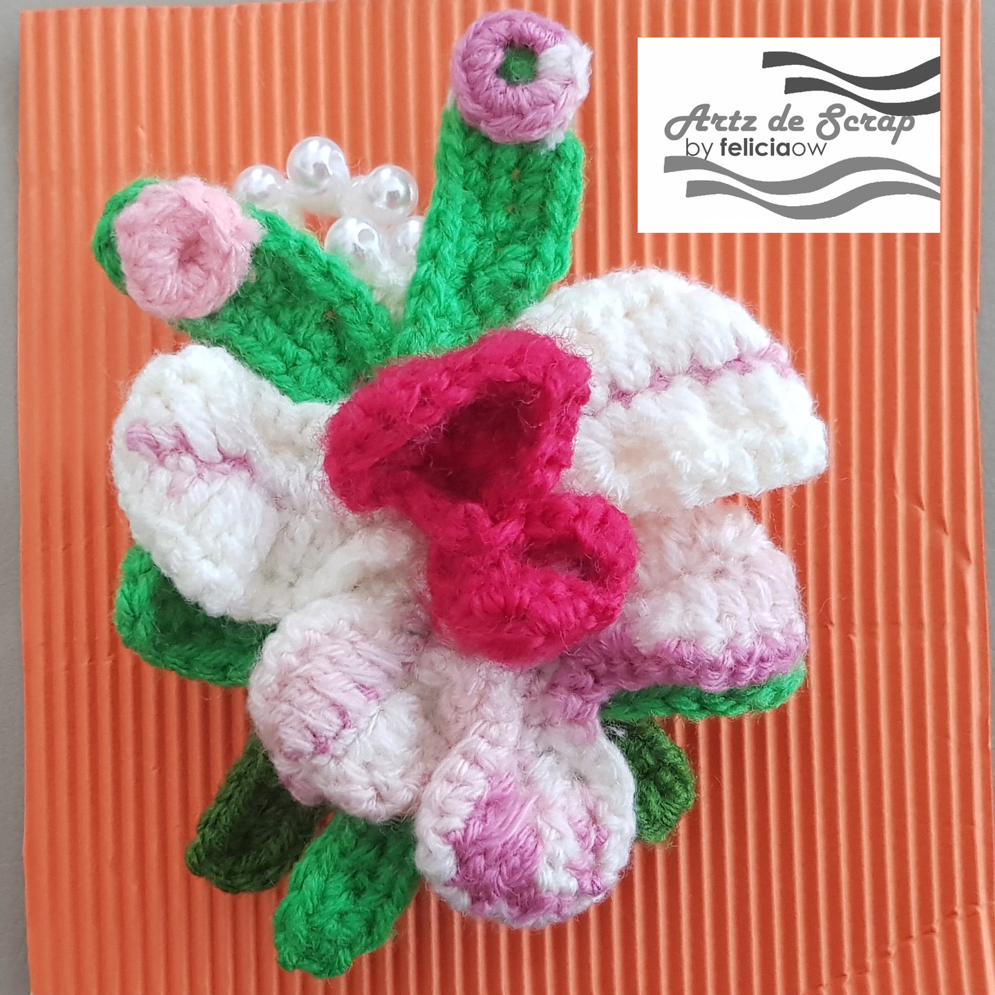 Crochet Butterfly Brooch  Hijab Brooch