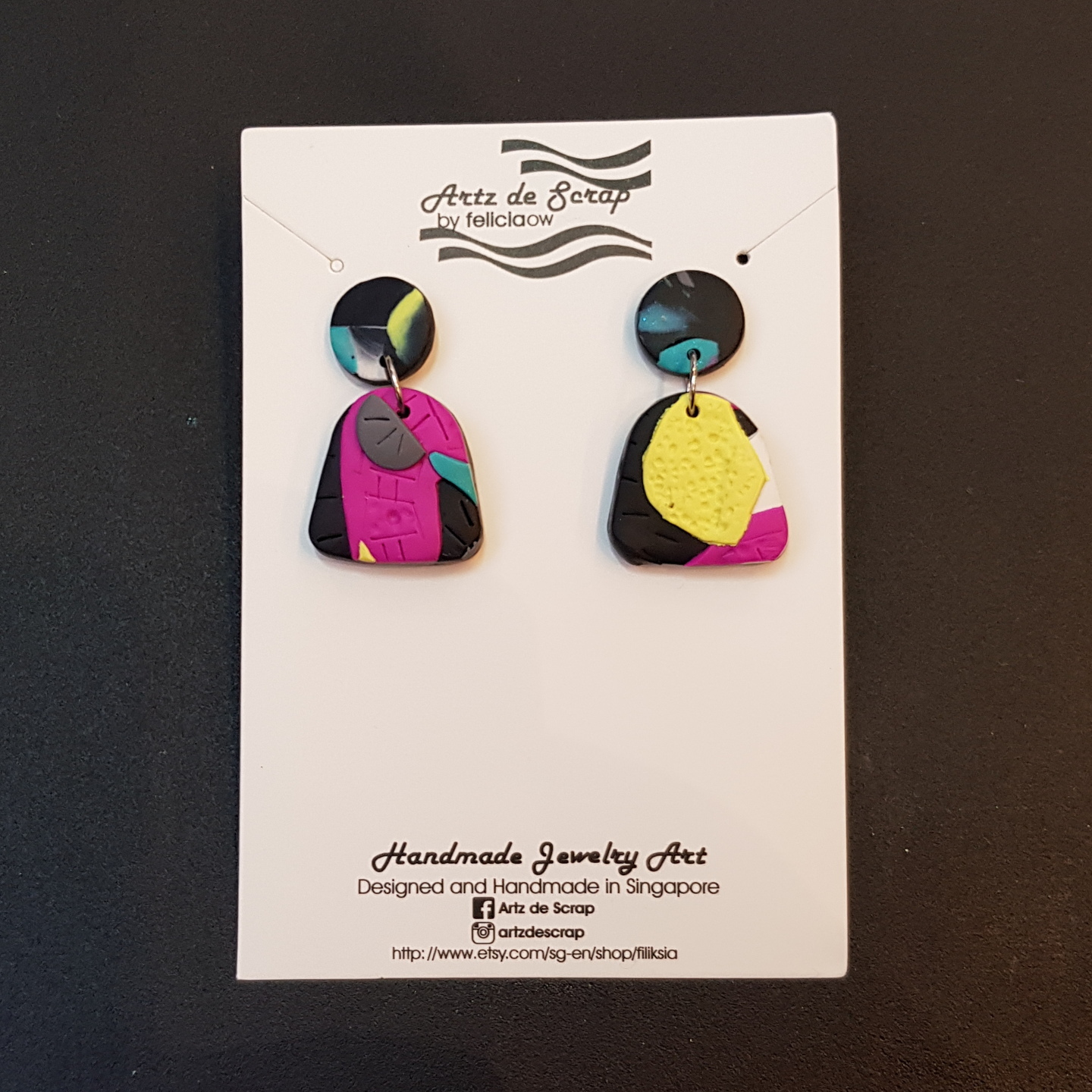 Pop Art - Bell Earrings