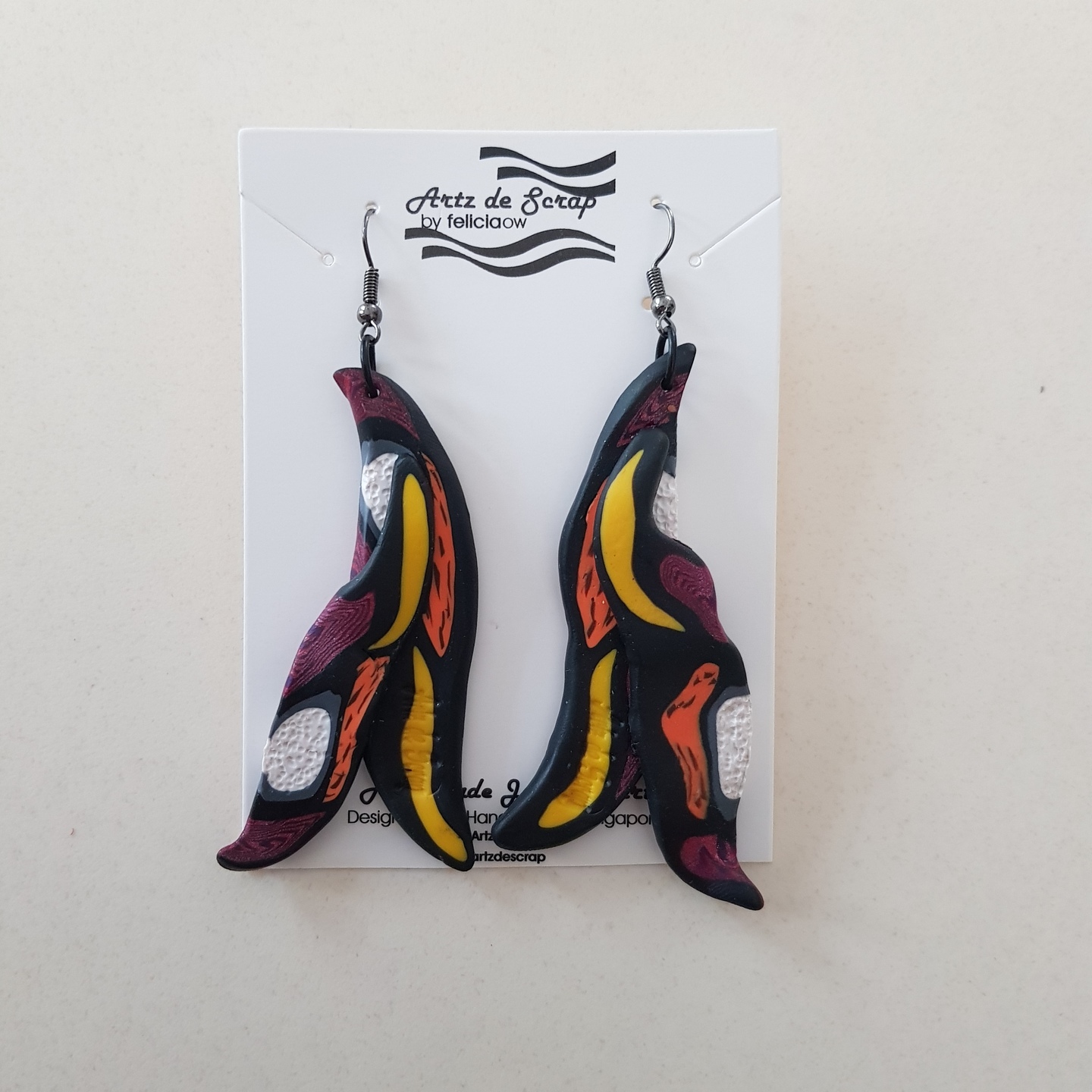 Into The Woods - Thin Leaves Earrings