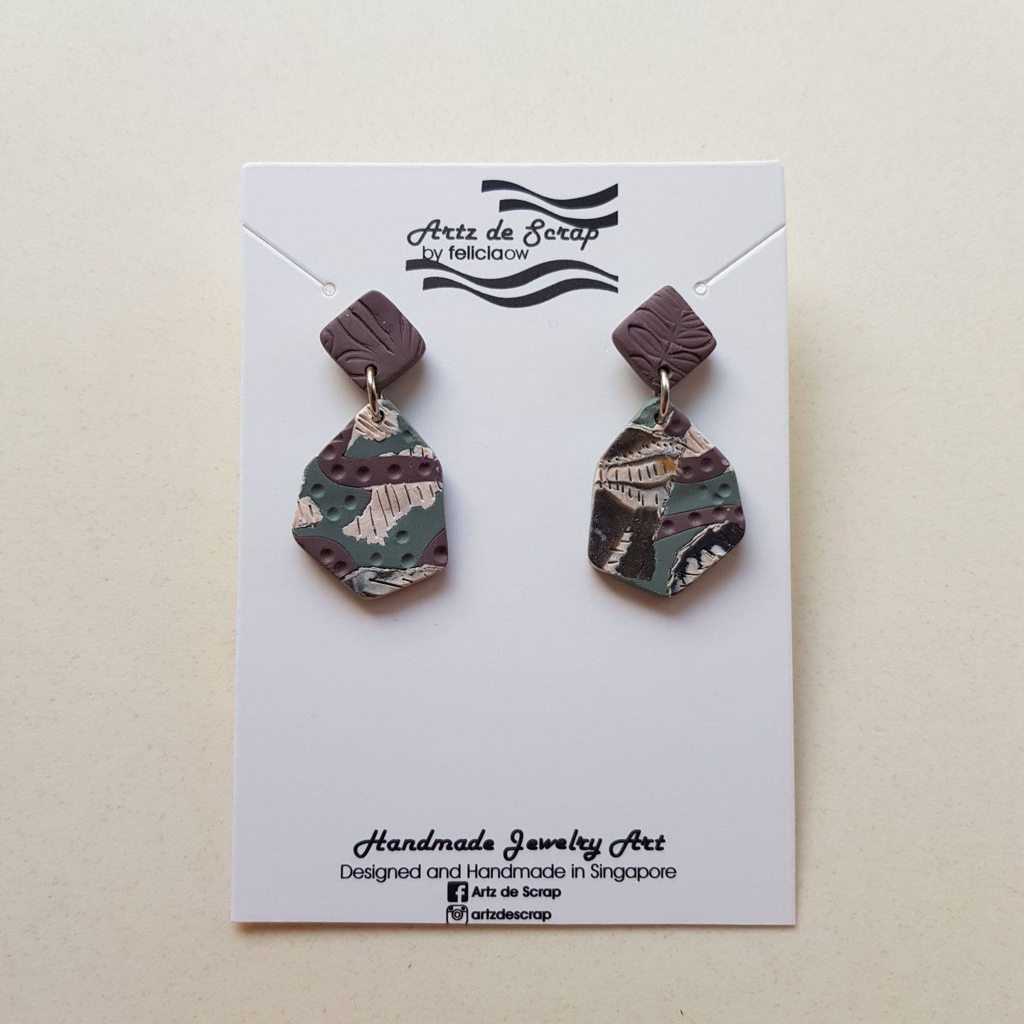 Camouflage - Gem Earrings - 3
