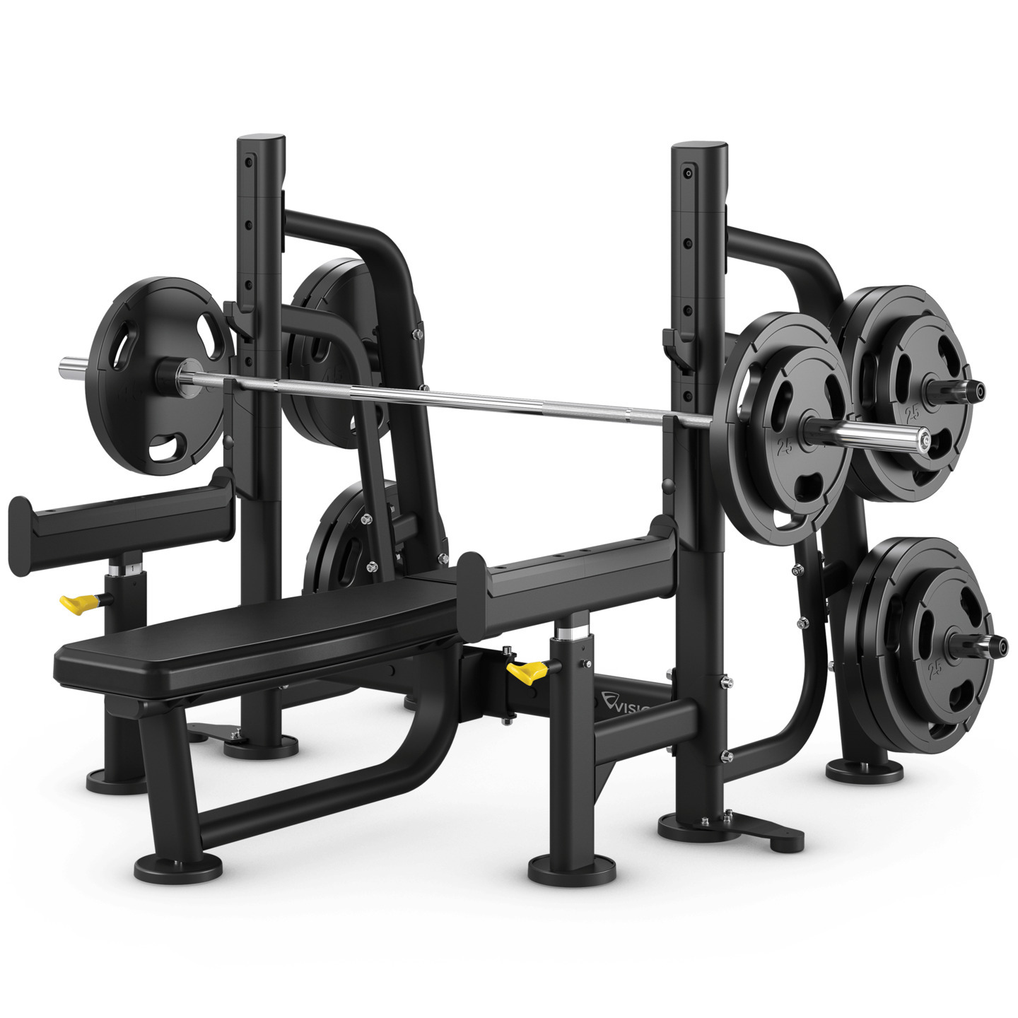 VISION VST600-FW88 OLYMPIC FLAT SPOTTER BENCH